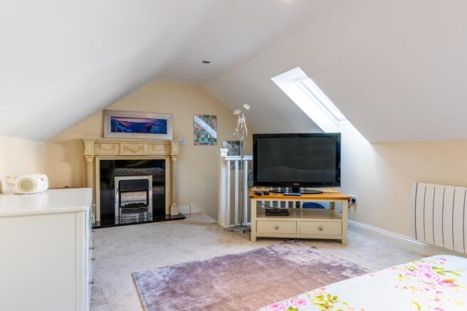 Separate guest room over the garage