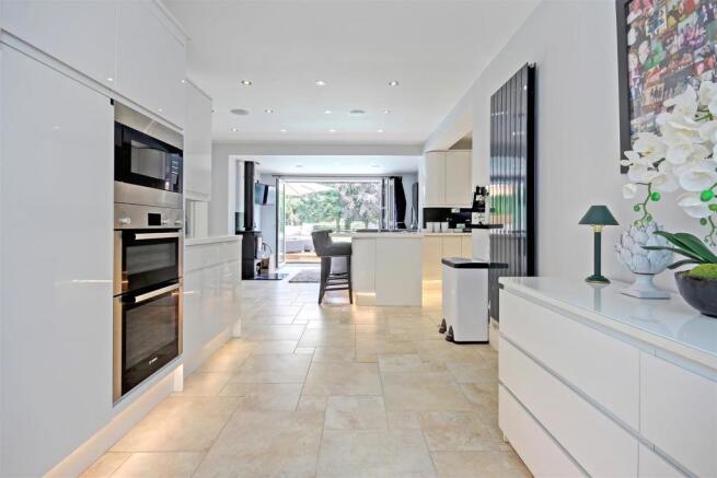 Kitchen, dining/family room