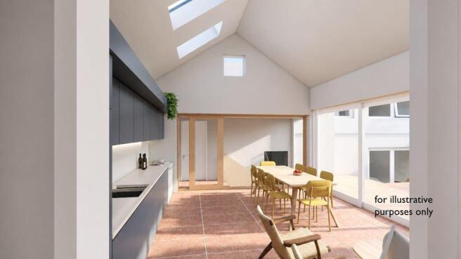 Proposed kitchen/dining room