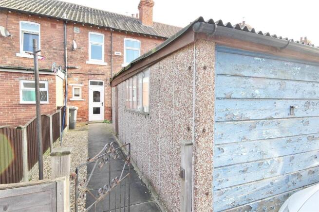 Rear Yard/Garage