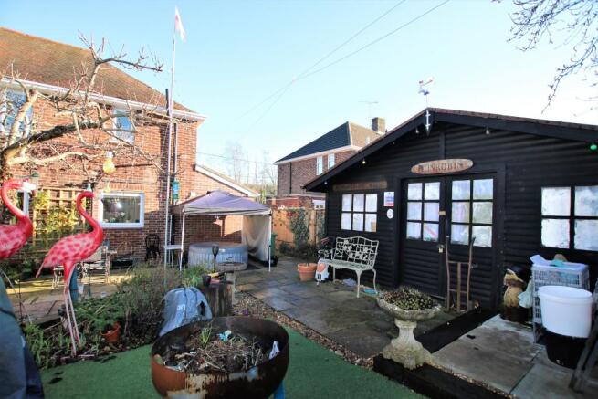 Rear garden