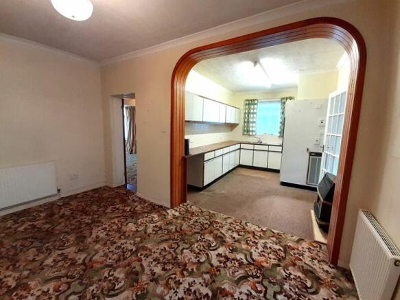 Arch into Kitchen