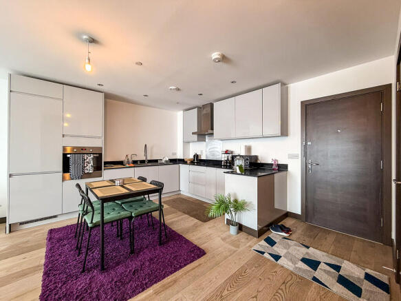 Open plan kitchen...