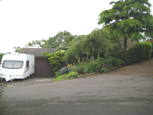 Garage and House