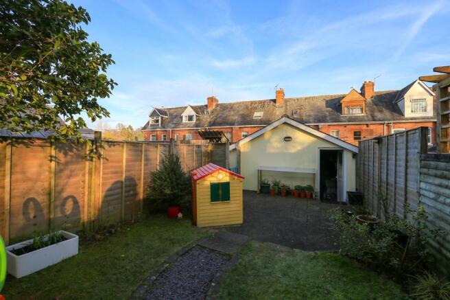 Garden and garage