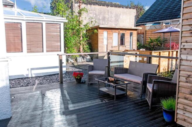 The rear garden
