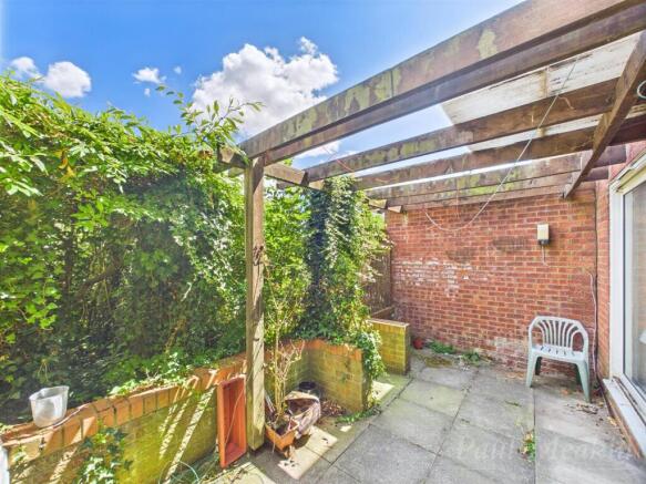 Private rear garden