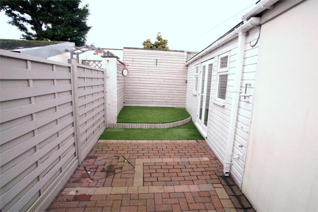 Rear of property