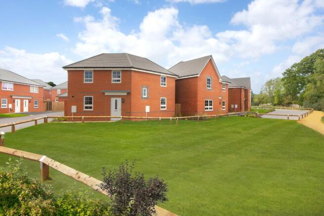 Exterior view of our 4 bed Radleigh home and 3 bed Lutterworth home