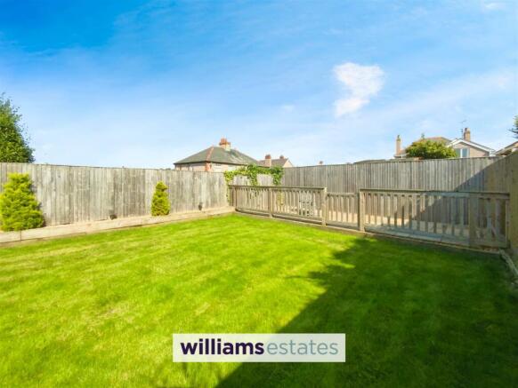 rear patio & lawn