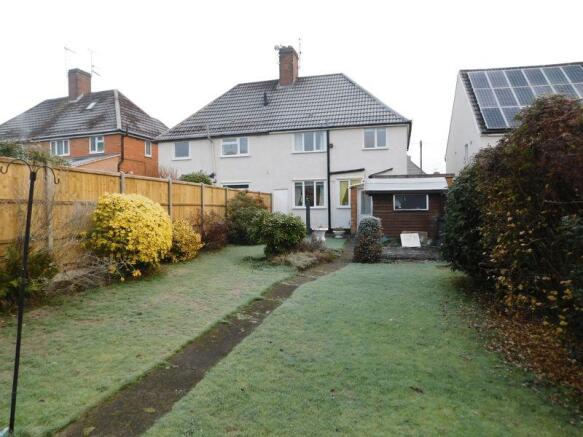 Rear of Property