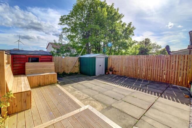 Rear Garden And Decked Area