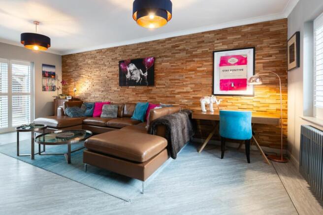 Feature wall to living room