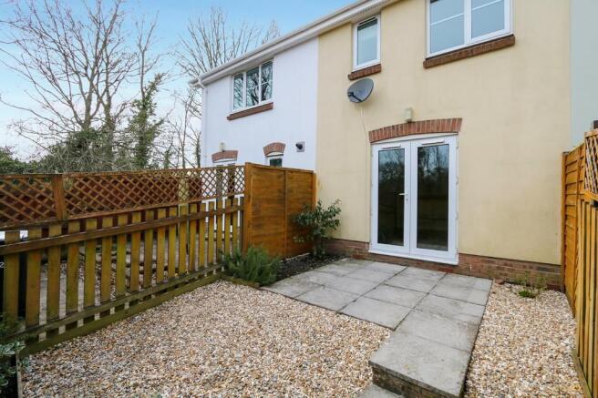 Rear of property