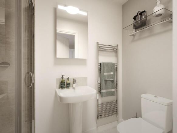 The main bedroom features an en suite for added luxury