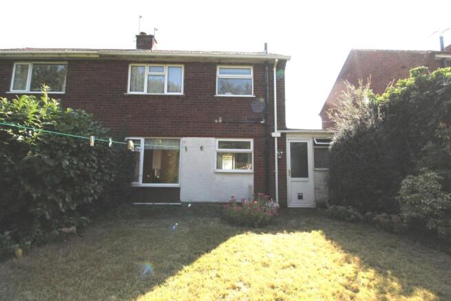 Rear of Property