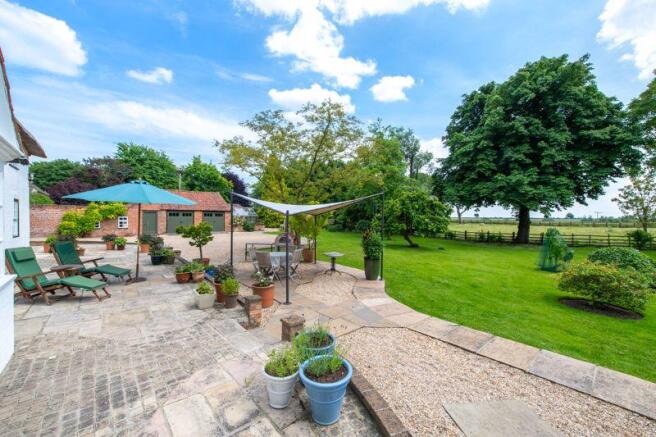Patio seating area