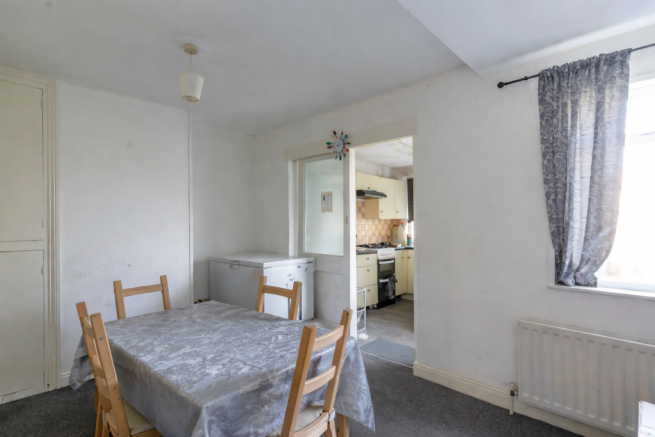 Dining room without bike