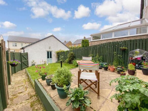 Private rear garden