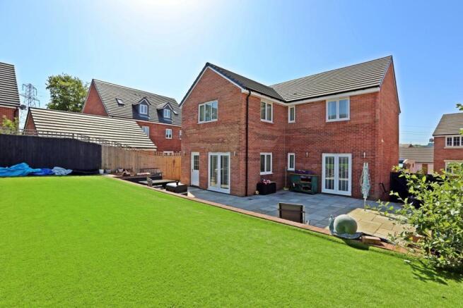 Rear of property and