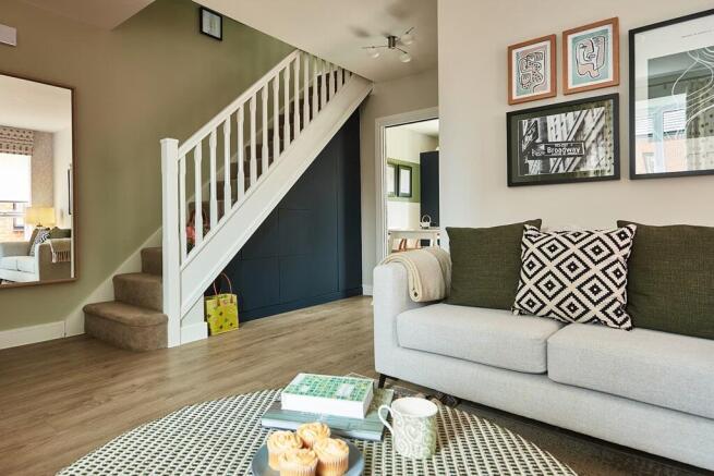 Light and airy with views to the front