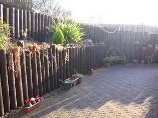 Sunken patio