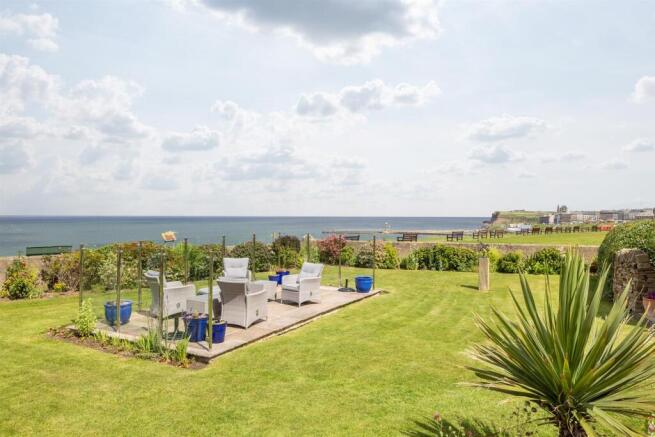 Gardens with Whitby Abbey view