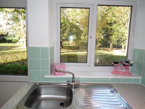 View from sink