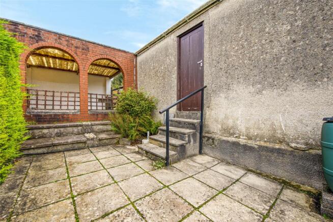 Patio and Garage
