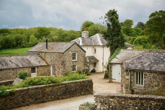 Courtyard with traditional outbuildings