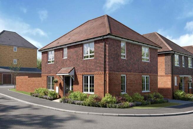 Artist's impression of a typical Plumdale home