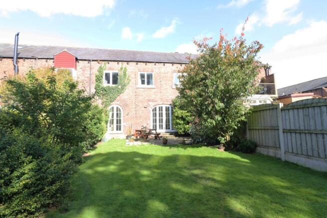 Rear of the property