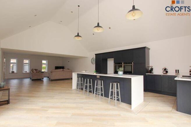 Kitchen diner living view 2