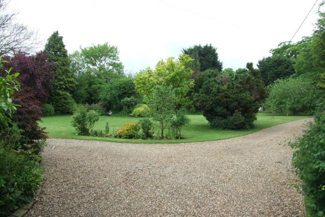 driveway from house