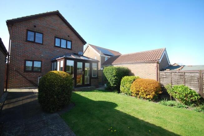 Rear of property