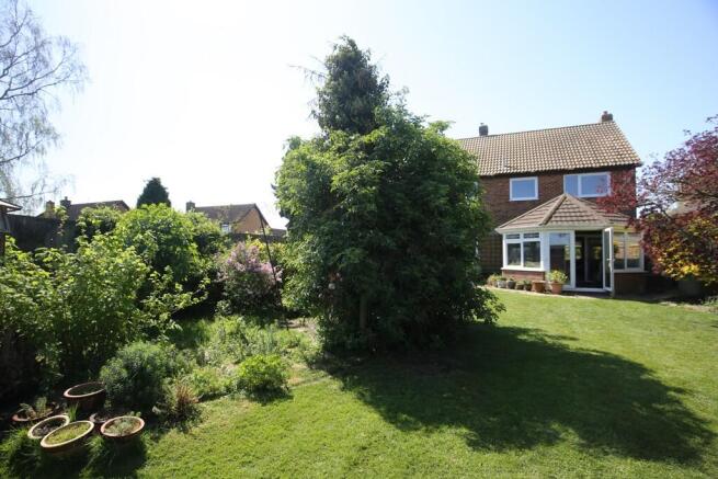 Rear of property