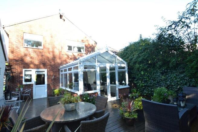 Rear of property