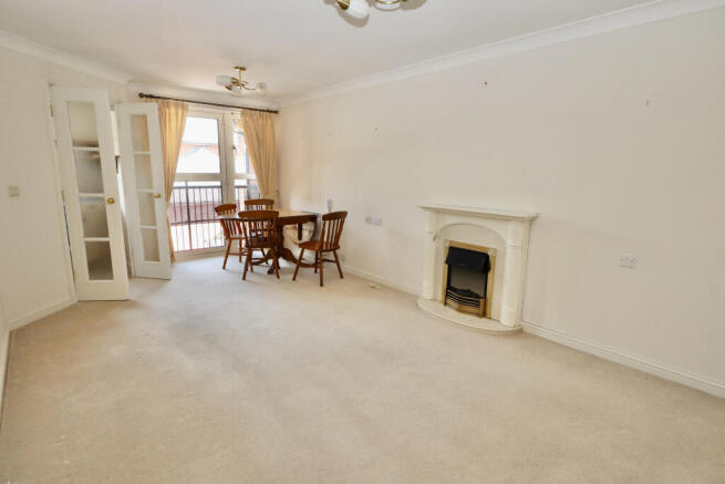 Living room with Juliet Balcony