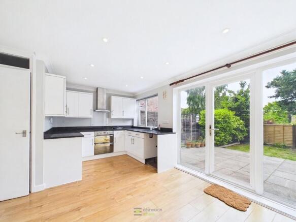 Open plan kitchen diner
