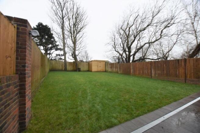 Rear garden
