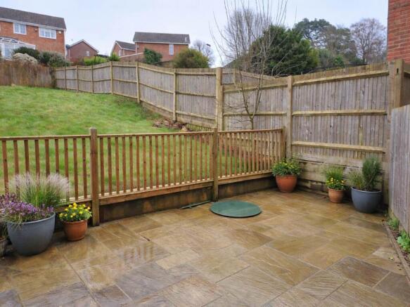 Rear patio