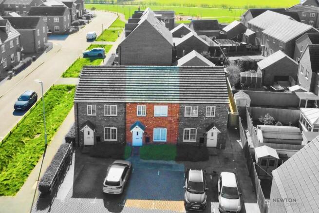 2-bed terraced on Somerville Close, Syston, LE7, £120,000