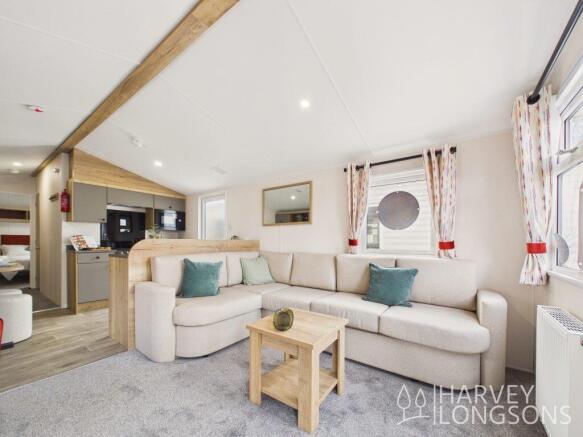 Willerby Rio open plan lounge with corner sofa