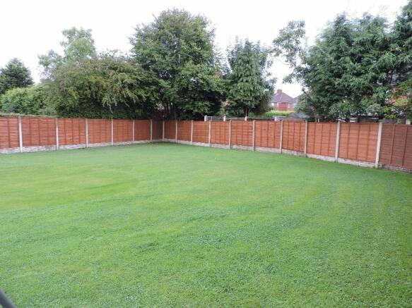 Rear garden