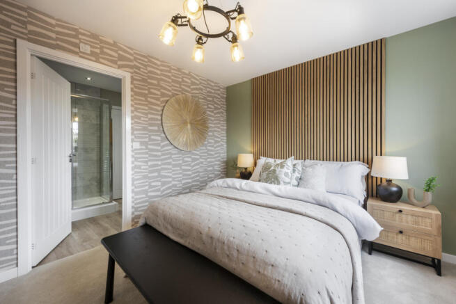 Indicative Bedroom, Contemporary Modern Decoration