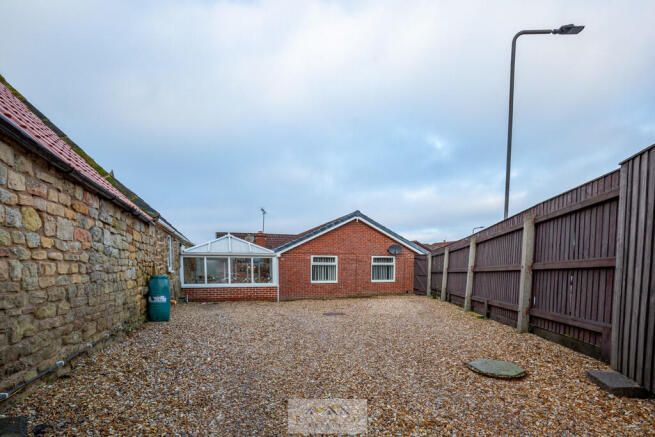 Rear of property
