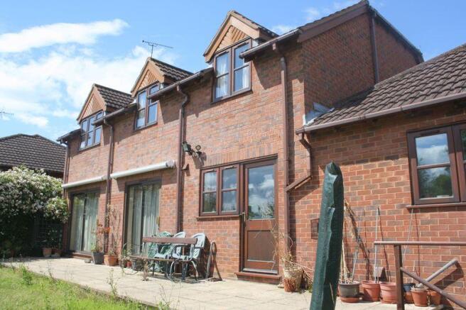 Rear of property