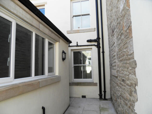 Rear yard area