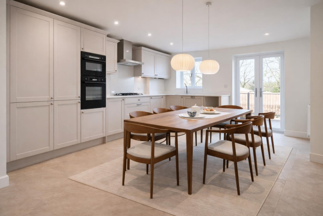 Digitally staged image