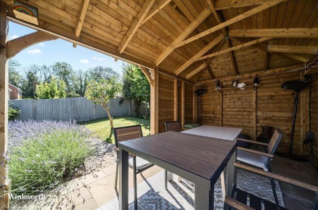 Roofed Pergola